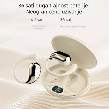 Bežične slušalice s kostnom vodljivosti – na uho, HiFi zvuk, 13 mm driver, raspon frekvencija 20 Hz–20 kHz