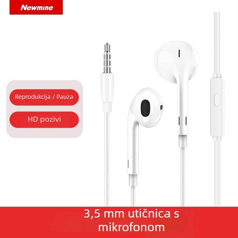 Newman LK06 in-ear žične slušalice, bez mogućnosti prilagodbe