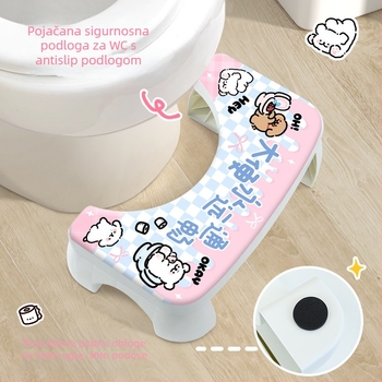 Dječja WC-stolica – materijal PP, podrijetlo Guangdong, Kina, nije sklopiva, šifra proizvoda Toilet stool-line dog