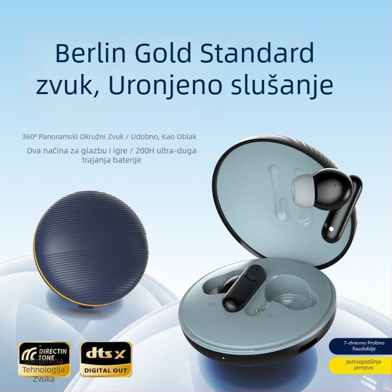 Y95 Bluetooth slušalice, in-ear TWS, Bluetooth 5.4, domet 10 m, trajanje baterije >8 h, dvostrano stereo, pozivi, glazba, digitalni zaslon, niska latencija za esports