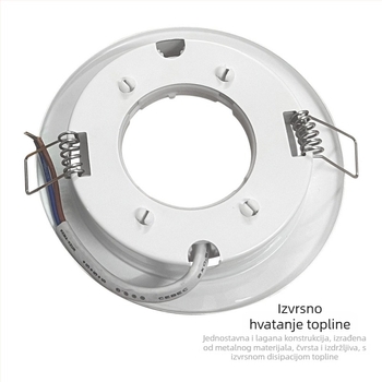 LED ugrađeni stropni svjetiljki set, anti-glare dizajn, COB kućište, ultra-tanki dizajn, 5W–7W, model YZ-GX53-SP03