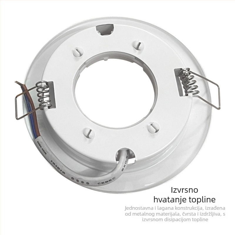 LED ugrađeni stropni svjetiljki set, anti-glare dizajn, COB kućište, ultra-tanki dizajn, 5W–7W, model YZ-GX53-SP03