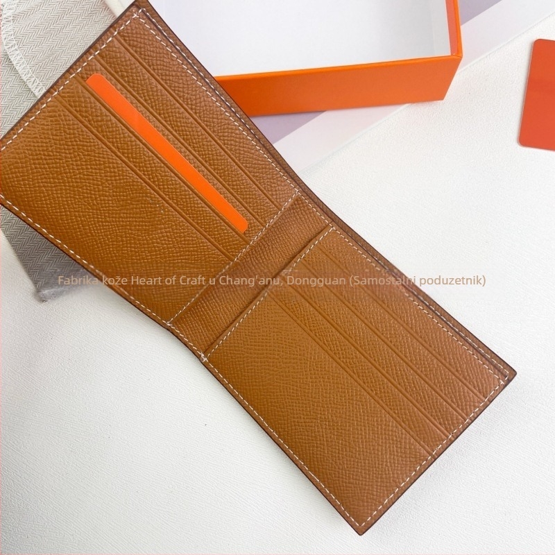 Duga novčanik od prave kože s leopard uzorkom, stil Business Elite, antibakterijska zaštita – unisex