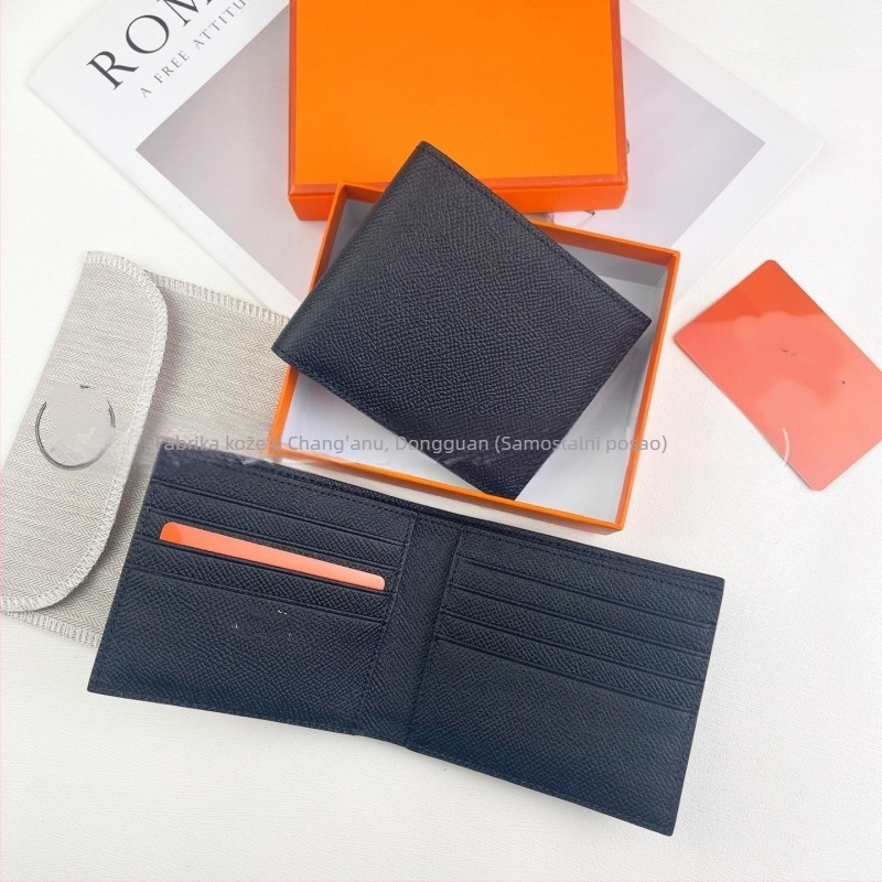 Duga novčanik od prave kože s leopard uzorkom, stil Business Elite, antibakterijska zaštita – unisex