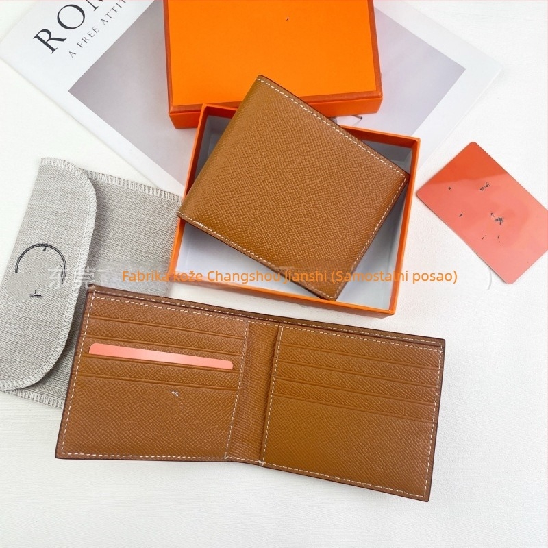 Duga novčanik od prave kože s leopard uzorkom, stil Business Elite, antibakterijska zaštita – unisex