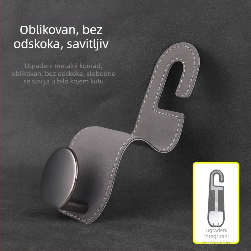 Skriveni držač na stražnjem dijelu sjedala automobila – tekstualni interijer dekor i pohrana, C.bliss, lagani luksuz