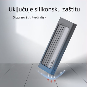 Lexa E300 M.2 NVMe vanjsko SSD kućište — metalno kućište, model e300, nacionalna garancija