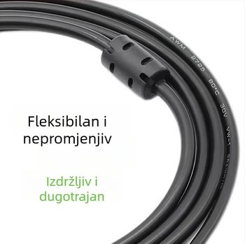 USB 2.0 A–A kabel za prijenos podataka, muški–muški, USB kabel za prijenos podataka, bakar-nikl premaz, duljine 1 m, 1,5 m, 1,8 m, 3 m
