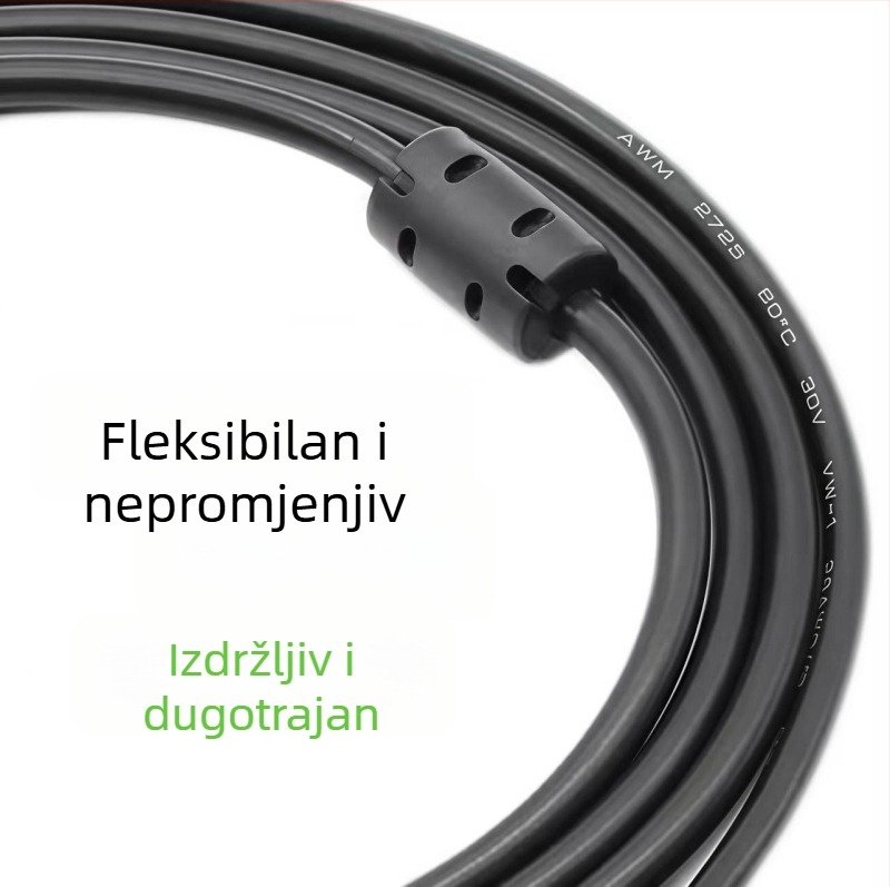 USB 2.0 A–A kabel za prijenos podataka, muški–muški, USB kabel za prijenos podataka, bakar-nikl premaz, duljine 1 m, 1,5 m, 1,8 m, 3 m