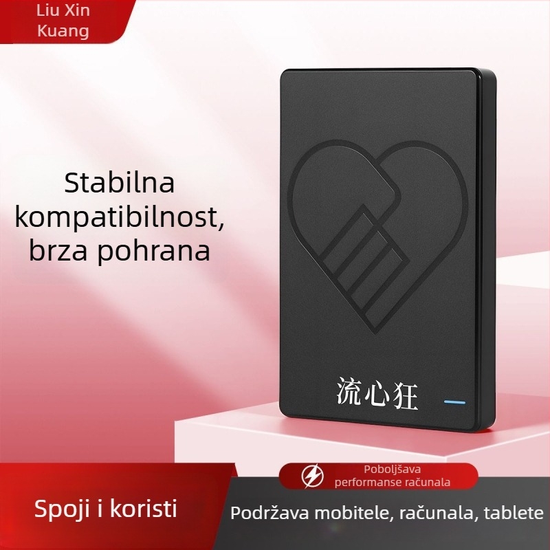 Vanjski USB 3.0 prijenosni tvrdi disk, 1TB/750GB, kompatibilan s PC-om, TV-om i PS4