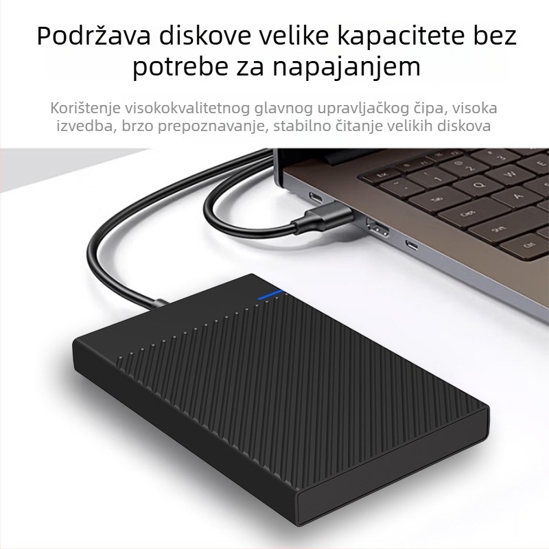 Create blue US221 kućište za 2,5-inčni HDD USB 3.1, ABS, podržava do 6TB