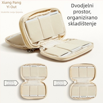 Torba za pohranu USB dodatne opreme za USB diskove i sigurnosne ključeve (Model C008; Materijal: tkanina; Offset tisak; Unutarnje pakiranje; Namijenjeno za USB pohranu)