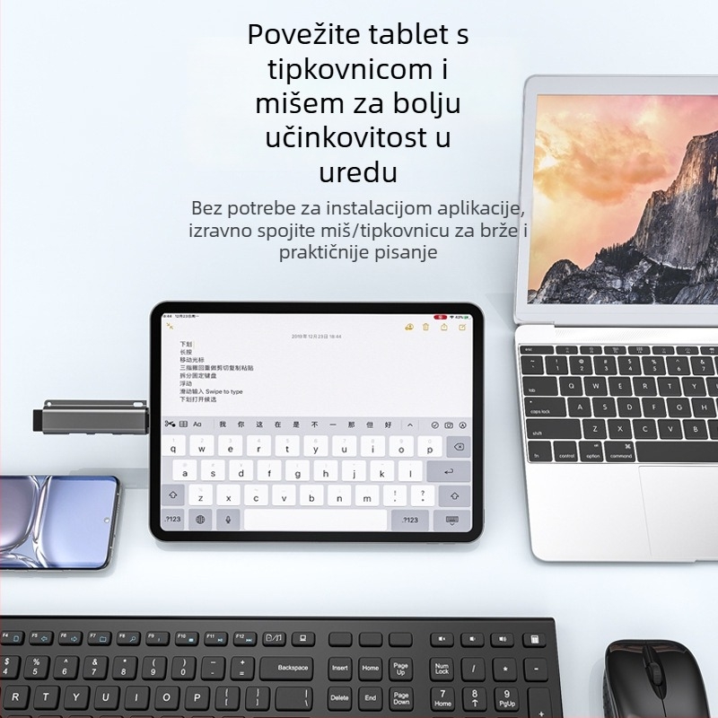 JAYA USB-C 4-portni USB 3.0 docking hub (JY-931), 5Gbps, bez vanjskog napajanja