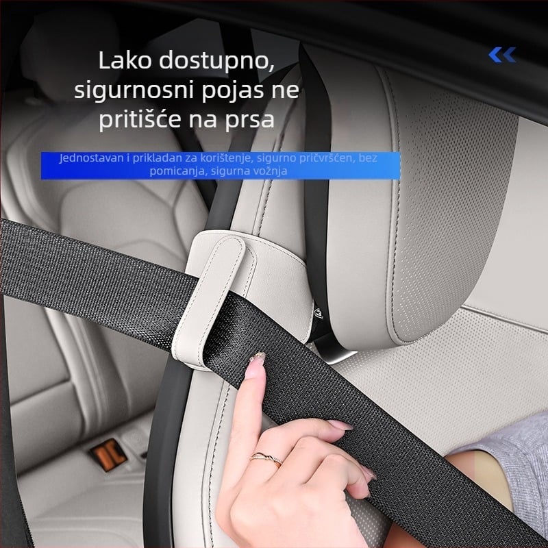 Regulator produženja sigurnosnog pojasa automobila – kukica za sportsko sjedalo, elastični limiter, 100% pamuk