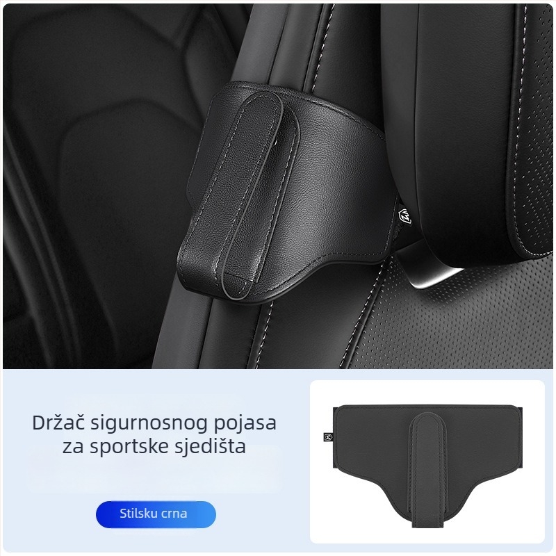 Regulator produženja sigurnosnog pojasa automobila – kukica za sportsko sjedalo, elastični limiter, 100% pamuk