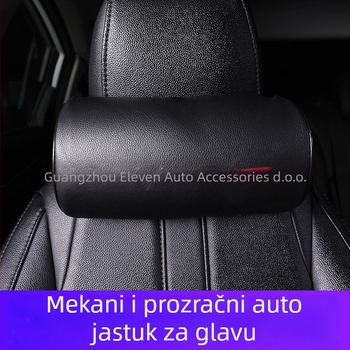 Jastuk za naslon za glavu, jastučić za rame i trakica za spoj – auto unutarnji dodatak, polipropilen, punilo od prirodnih vlakana, nordijski stil, prilagodljiv