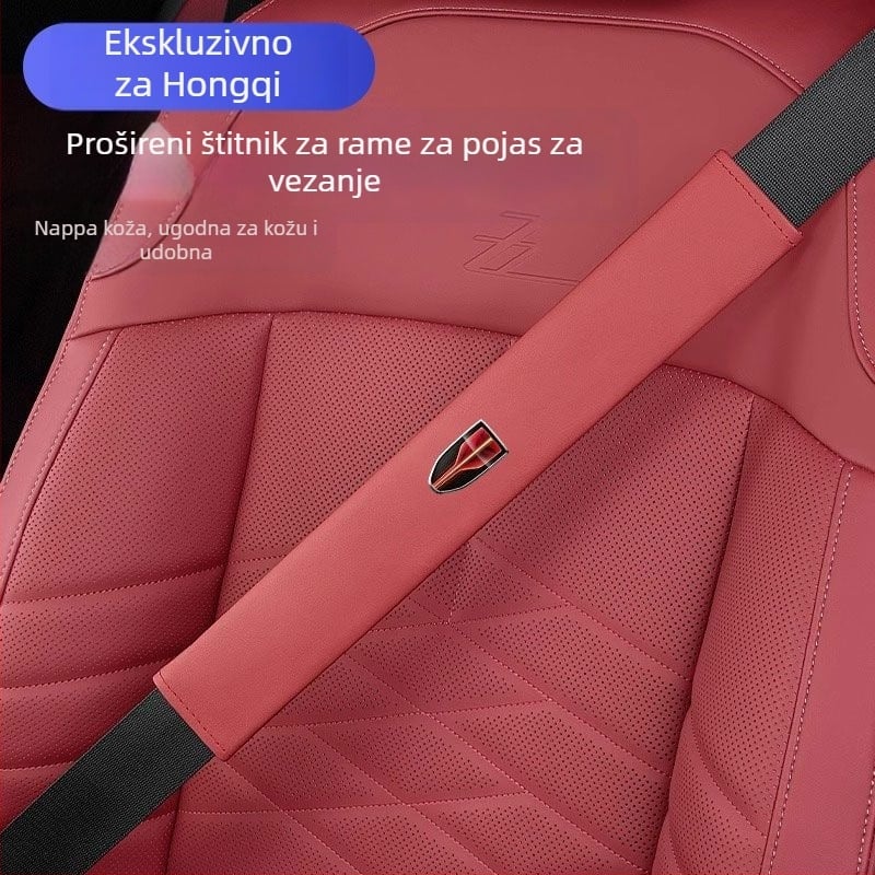 Kožni jastuk za rameni pojas automobila – zaštitni pokrov i unutarnji dodatak