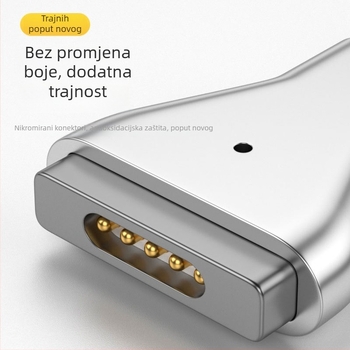 Adapter One Core Industrial Type-C ženski na MagSafe 2 drugog gen. ravna glava za MacBook Air/Pro – punjenje, OEM