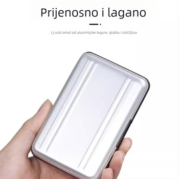 Aluminijska kutija za pohranu SD/TF kartica, model memory card package, na skladištu, prilagođeni uzorci