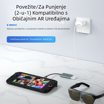Hibioks Modul za Punjenje za AR naočale i Switch – Docking stanica za punjenje tijekom povezivanja s AR