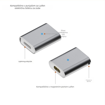 Adapter Leifen charging head, magnetska 3-pinska veza za punjenje