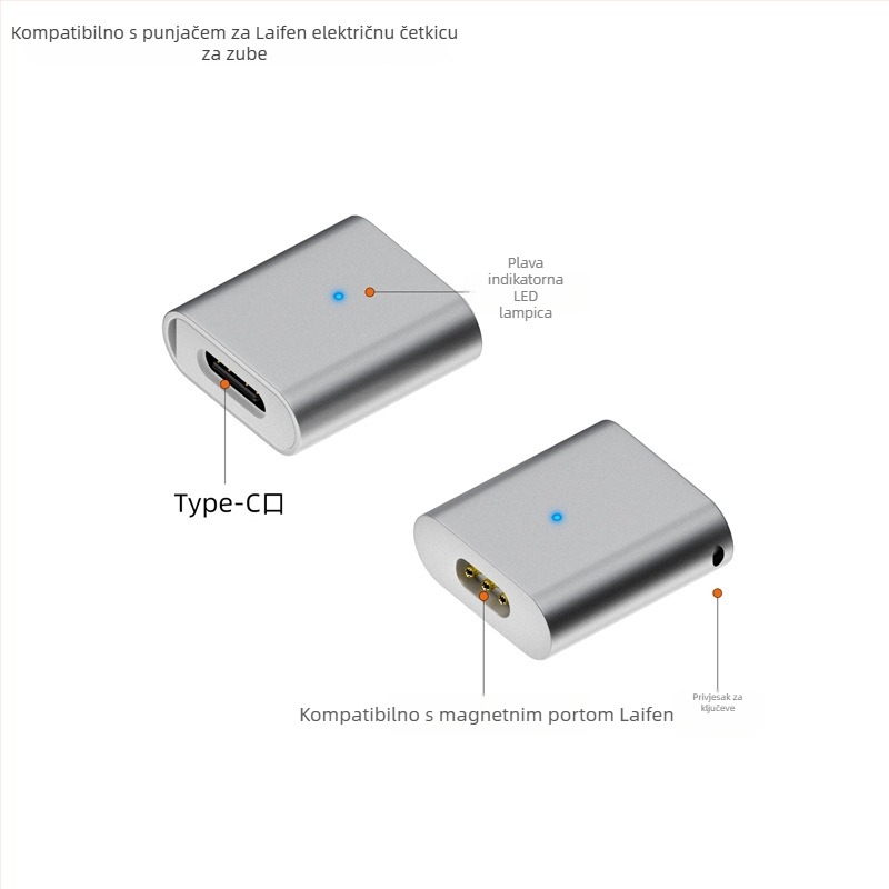 Adapter Leifen charging head, magnetska 3-pinska veza za punjenje