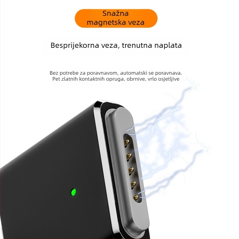Type-C ženski na MagSafe 3 adapter – 100W PD, MagSafe3 kompatibilan, OEM