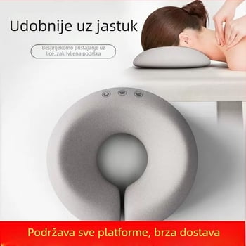 U-oblikovana jastučić za beauty salon sa memorijskom pjenom, Crystal Velvet navlaka, lagana težina ispod 0,5 kg, pogodna za djecu i odrasle