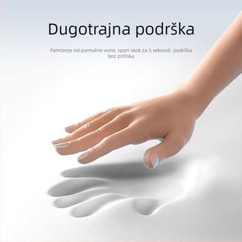 U-oblikovana jastučić za beauty salon sa memorijskom pjenom, Crystal Velvet navlaka, lagana težina ispod 0,5 kg, pogodna za djecu i odrasle
