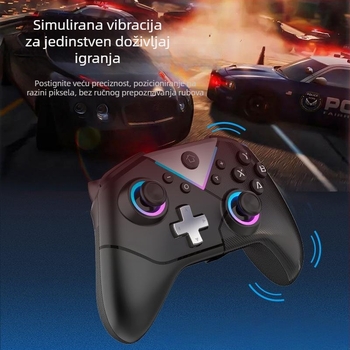 Cm617 Bluetooth gaming kontroler za Nintendo Switch Pro – Type-C, vibracije, kompatibilan s PC-om, tabletom, Apple i Android uređajima, Switch