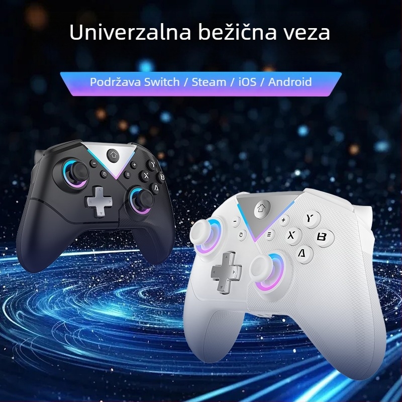 Cm617 Bluetooth gaming kontroler za Nintendo Switch Pro – Type-C, vibracije, kompatibilan s PC-om, tabletom, Apple i Android uređajima, Switch