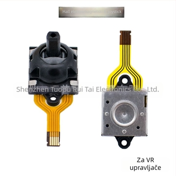 VR držač s Hall rocker, kabelski interfejs, plast + hardver, težina 1,7 g