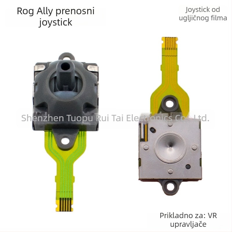 VR držač s Hall rocker, kabelski interfejs, plast + hardver, težina 1,7 g