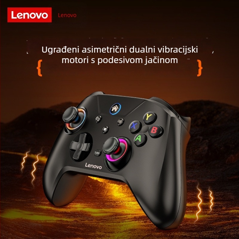 Lenovo S02 bežični gamepad s tri načina rada i Hall triggerom, Type-C, vibracija