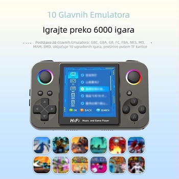 Prijenosni gamepad s dvostrukim joystickima i stereo zvukom, silikonsko kućište, 825GB memorije, kompatibilan s PS5