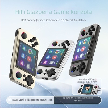 Prijenosni gamepad s dvostrukim joystickima i stereo zvukom, silikonsko kućište, 825GB memorije, kompatibilan s PS5
