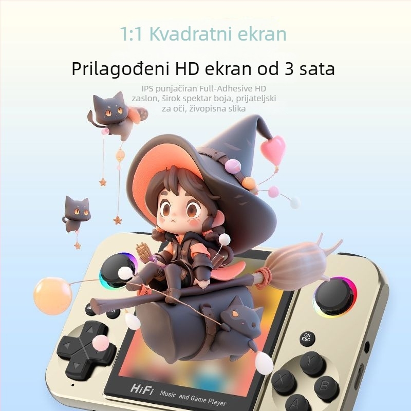 Prijenosni gamepad s dvostrukim joystickima i stereo zvukom, silikonsko kućište, 825GB memorije, kompatibilan s PS5