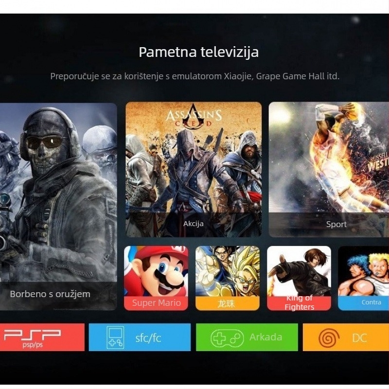 Žični USB PC joystick s Turbo Burst za Steam emulator