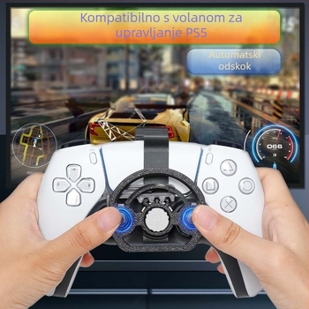 PS5 Slim Mini Trkaći Volan – Bežični Type-C, Kompatibilan s PC-jem, Ulazna Razina