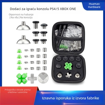Igrački joystick za PS4/PS5, Xbox One i Switch s metalnim tipkama, nehrđajući čelik, MIM tehnologija