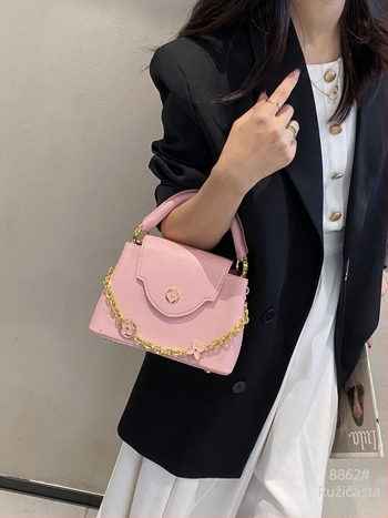 Ženska PU Tote/Crossbody torba, horizontalnog kvadratnog oblika, s jednom remenom (Materijal PU; unutarnji džep sa zatvaračem; džep za telefon; podstava od najlona; gradski stil jednostavnosti)