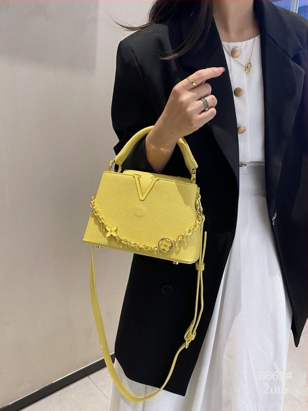 Ženska PU Tote/Crossbody torba, horizontalnog kvadratnog oblika, s jednom remenom (Materijal PU; unutarnji džep sa zatvaračem; džep za telefon; podstava od najlona; gradski stil jednostavnosti)
