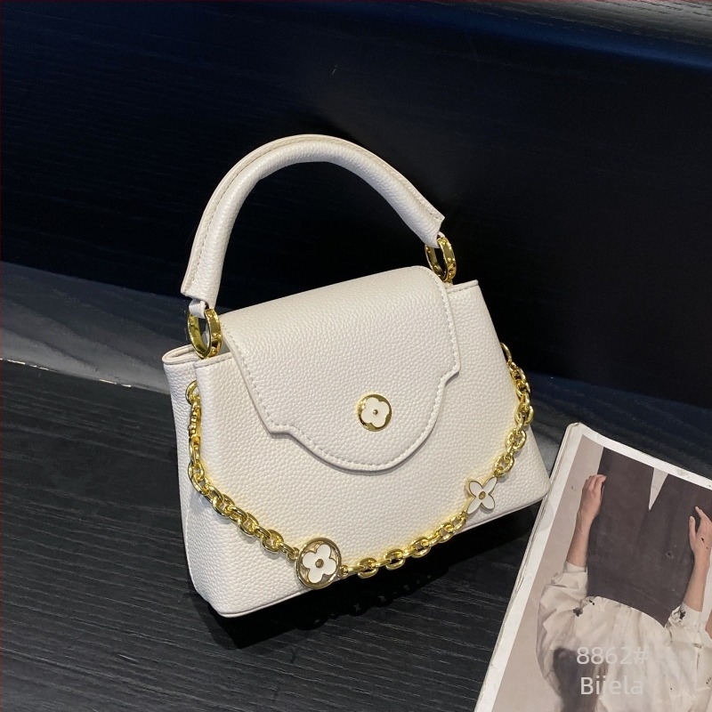 Ženska PU Tote/Crossbody torba, horizontalnog kvadratnog oblika, s jednom remenom (Materijal PU; unutarnji džep sa zatvaračem; džep za telefon; podstava od najlona; gradski stil jednostavnosti)