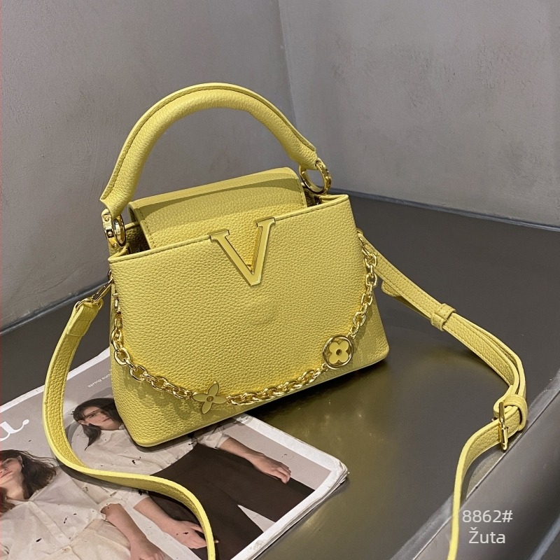 Ženska PU Tote/Crossbody torba, horizontalnog kvadratnog oblika, s jednom remenom (Materijal PU; unutarnji džep sa zatvaračem; džep za telefon; podstava od najlona; gradski stil jednostavnosti)