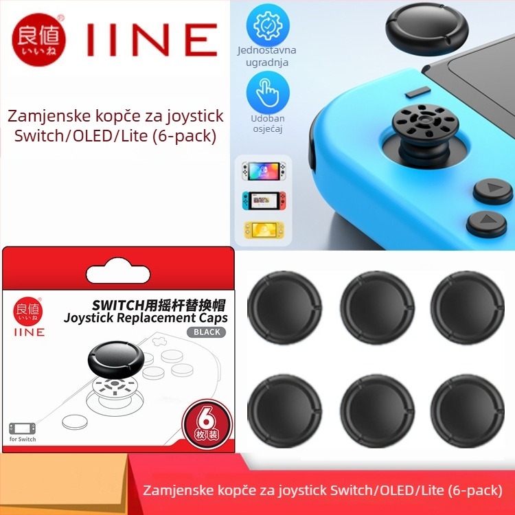 Joy-Con kapica za zamjenu za Switch/OLED/Lite | Materijal TPE | Novi proizvod