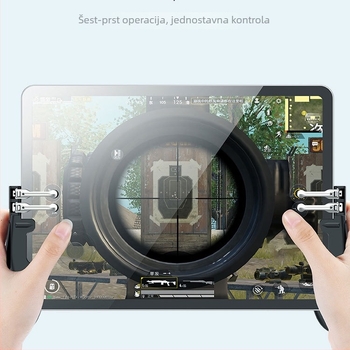 Držač za tablet H11 za igre s protukliznim držačem i dodirnim gumbima, ekološki materijal, OEM prilagodba, težina 182 g