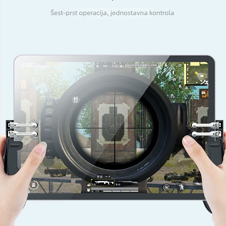 Držač za tablet H11 za igre s protukliznim držačem i dodirnim gumbima, ekološki materijal, OEM prilagodba, težina 182 g
