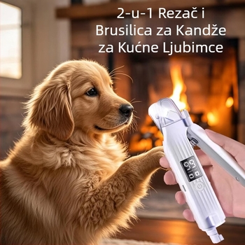 Električni alat za rezanje i brušenje noktiju kućnih ljubimaca — sve-u-jednom, za mačke i pse, univerzalna upotreba, brend Pet a lot
