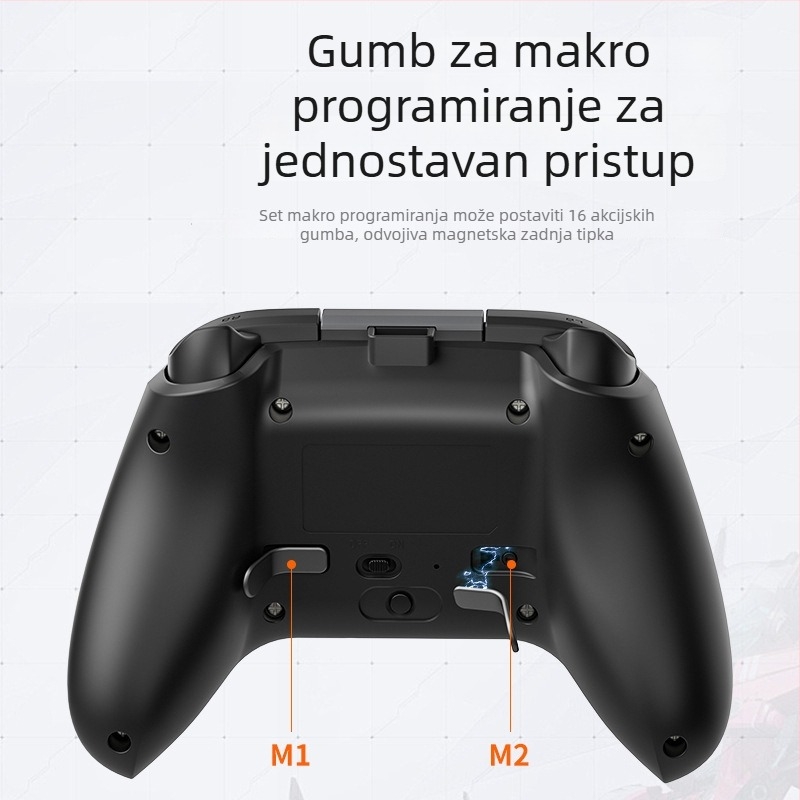 Game kontroler Switch2 s HD vibracijom, bežični Bluetooth, NFC makro programiranje, Hall joystick, Type-C sučelje, za Switch/PC/Android/iOS