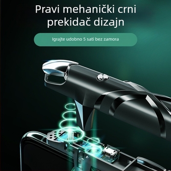 G5 gaming joystick, Type-C sučelje, bežično povezivanje, ABS+metalno kućište, hlađenje, kompatibilan sa pametnim telefonima